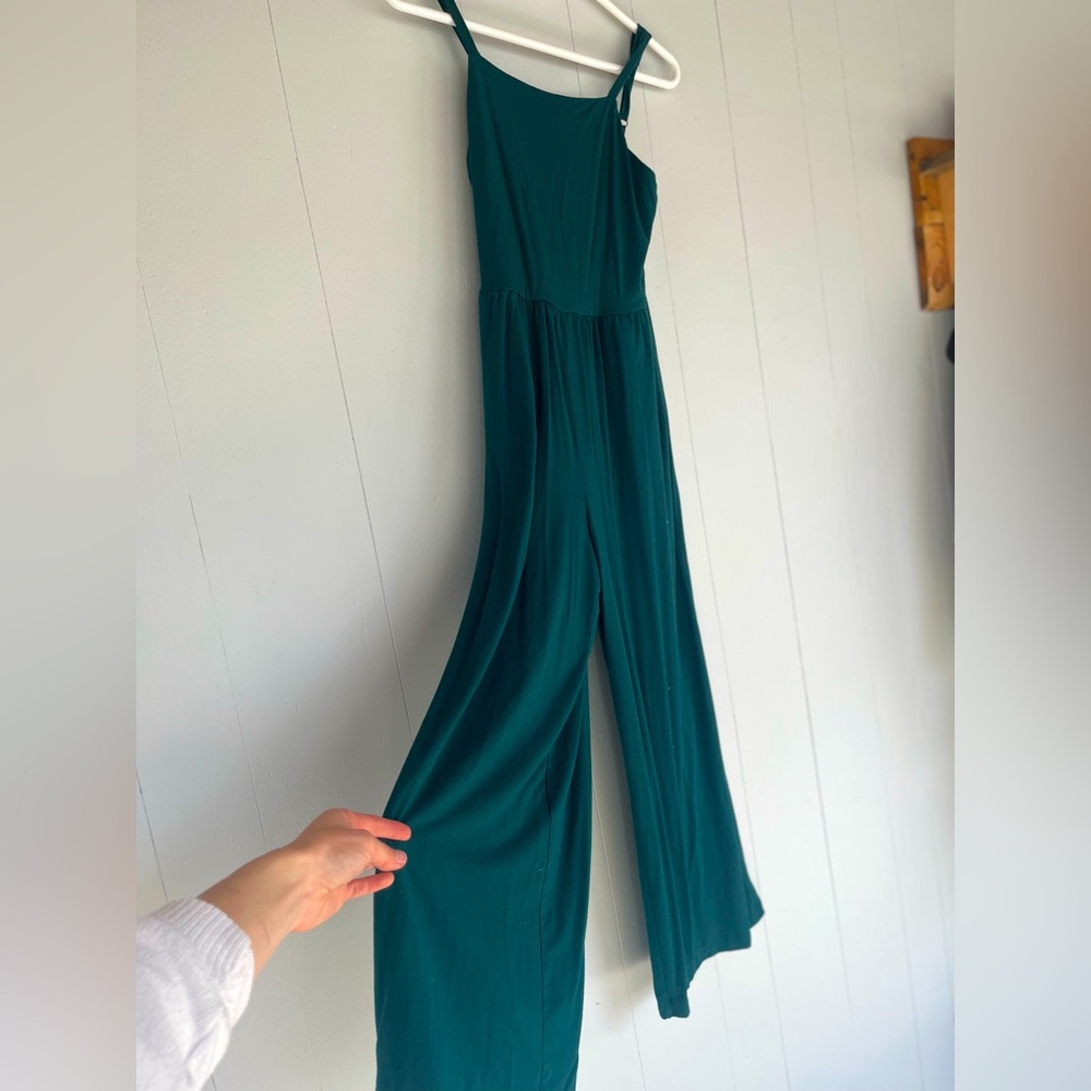 Dark turquoise romper